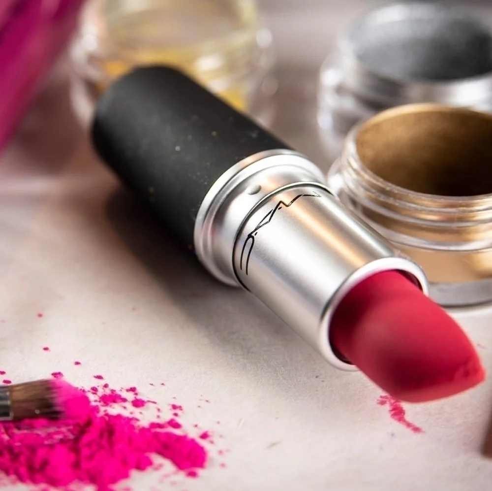 MAC Ruby New 935 Lipstick - Powder Kiss, Vivid Blue Red